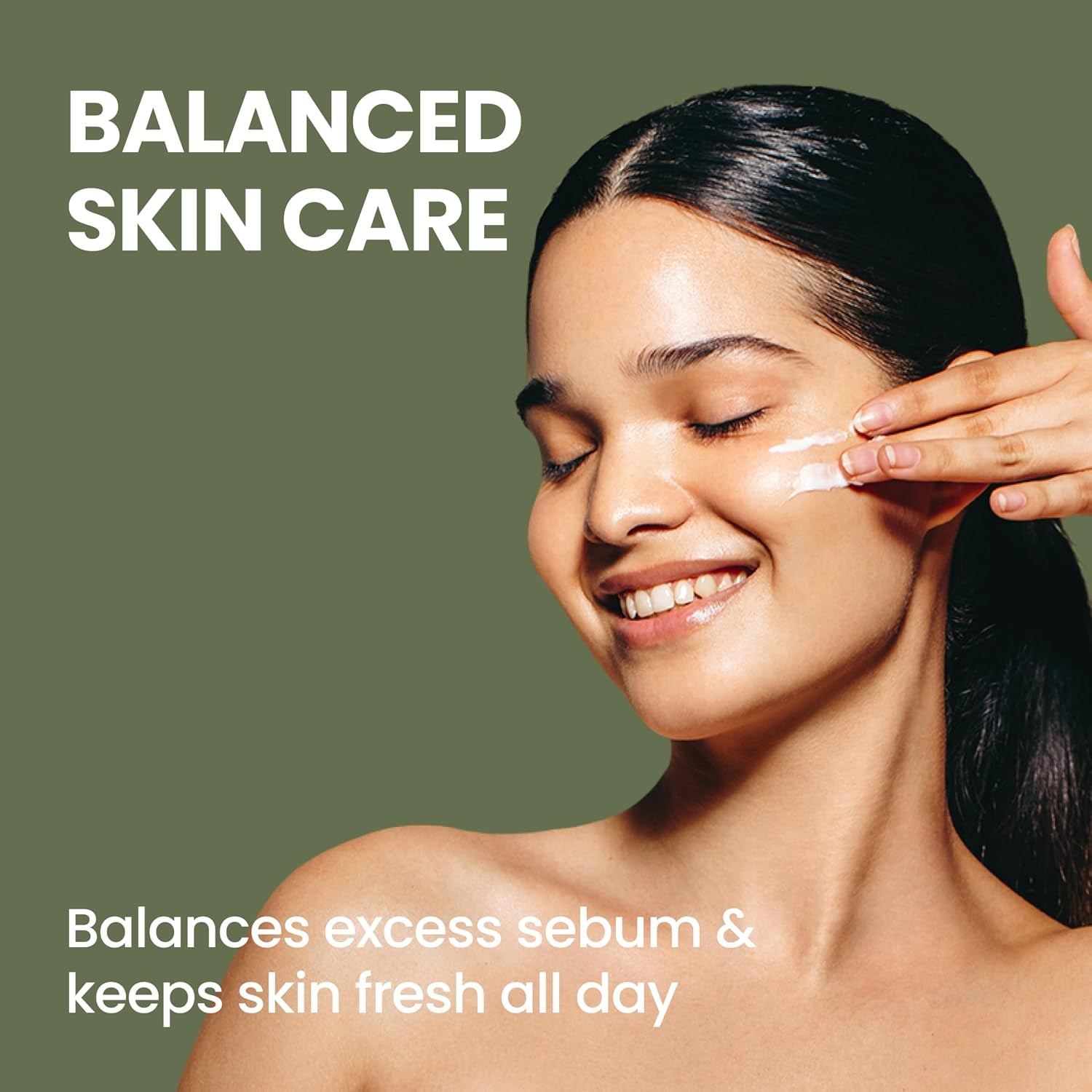 Hycicamue Defence Cream, Calming Korean Moisturizer for Sensitive Skin, Redness Relief, Summer Sebum Control, Lightweight Hydrating, Cica Vegan Mucin Barrier Repair, Face Cream, 1.69 Fl.Oz