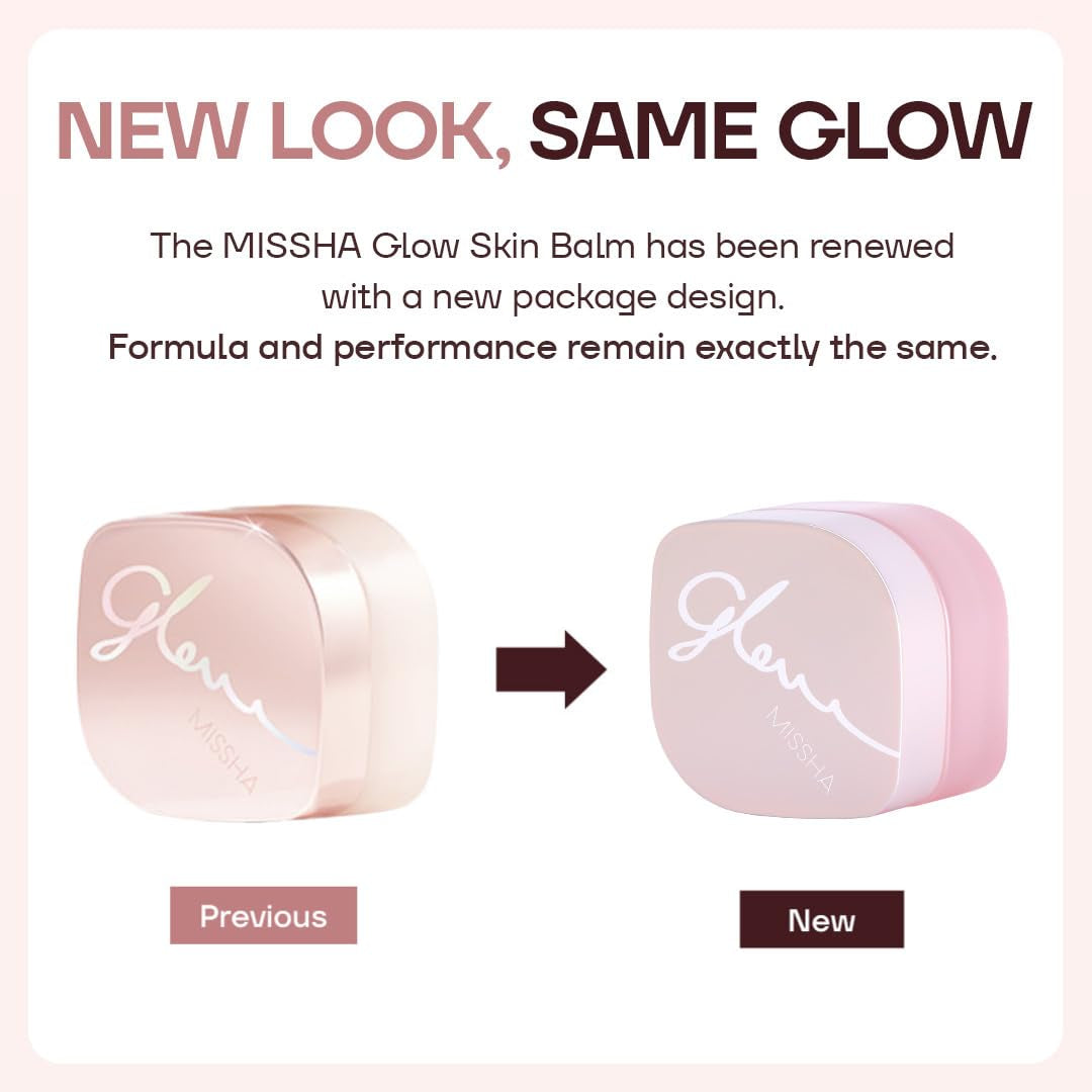 Glow Skin Balm 1.69 Fl Oz/ 50Ml 4-In-1 Primer, Moisturizing Cream, Morning Pack, Luminizing Cream for a Flawless Natural Glow, Glass Skin