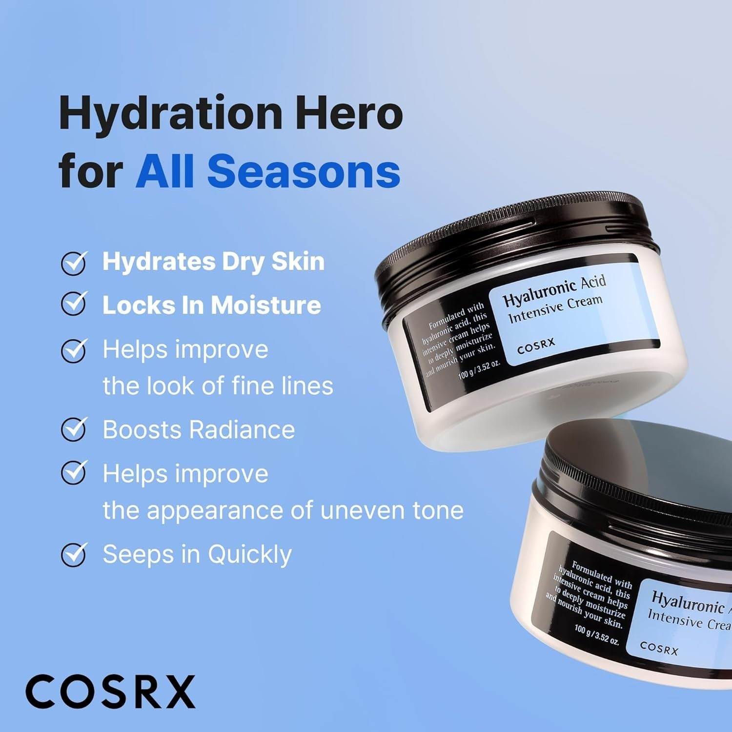 COSRX COS25 Hyaluronic Acid Intensive Cream - 100Ml