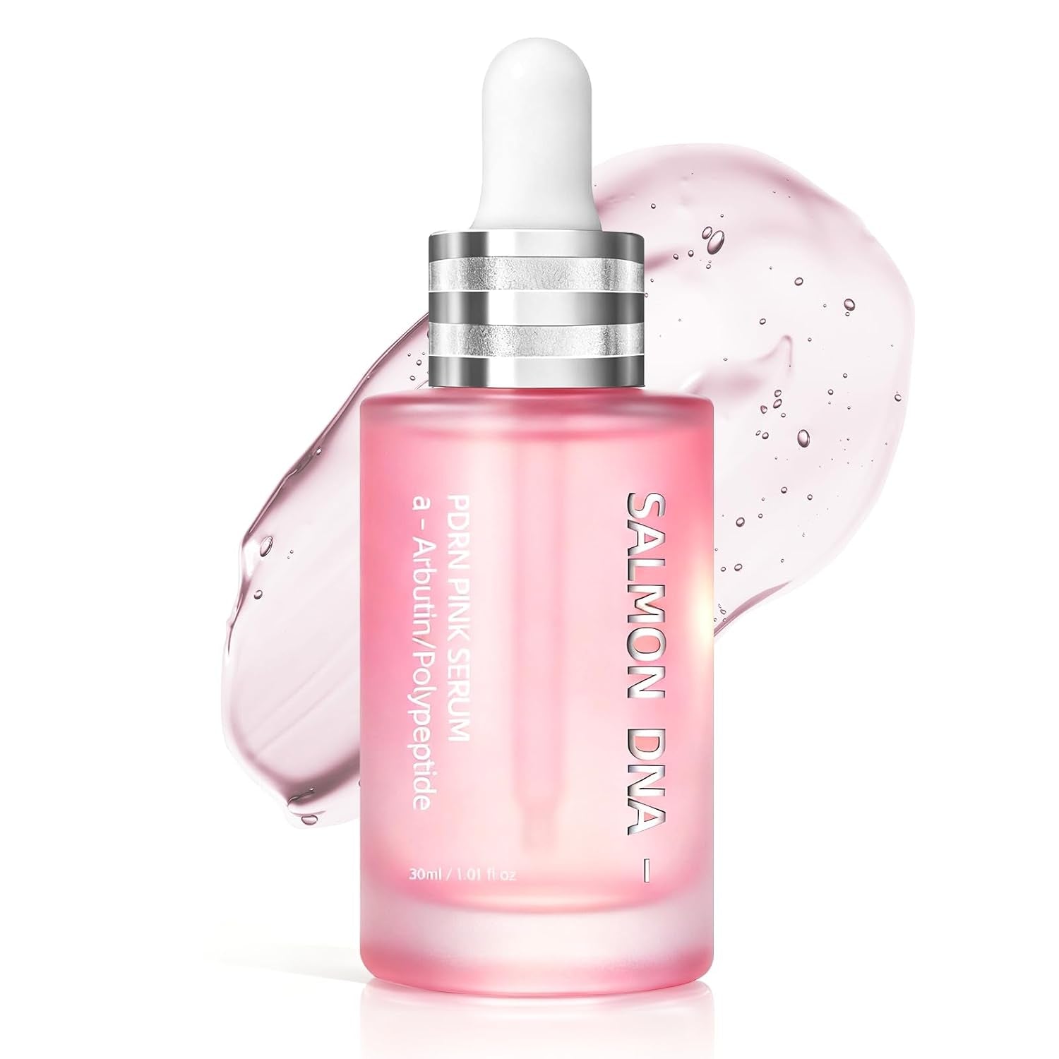 Pink PDRN Salmon DNA Serum – Salmon DNA 10,320Ppm with 12 Peptides & Niacinamide for Skin Repair, Hydration & Firming
