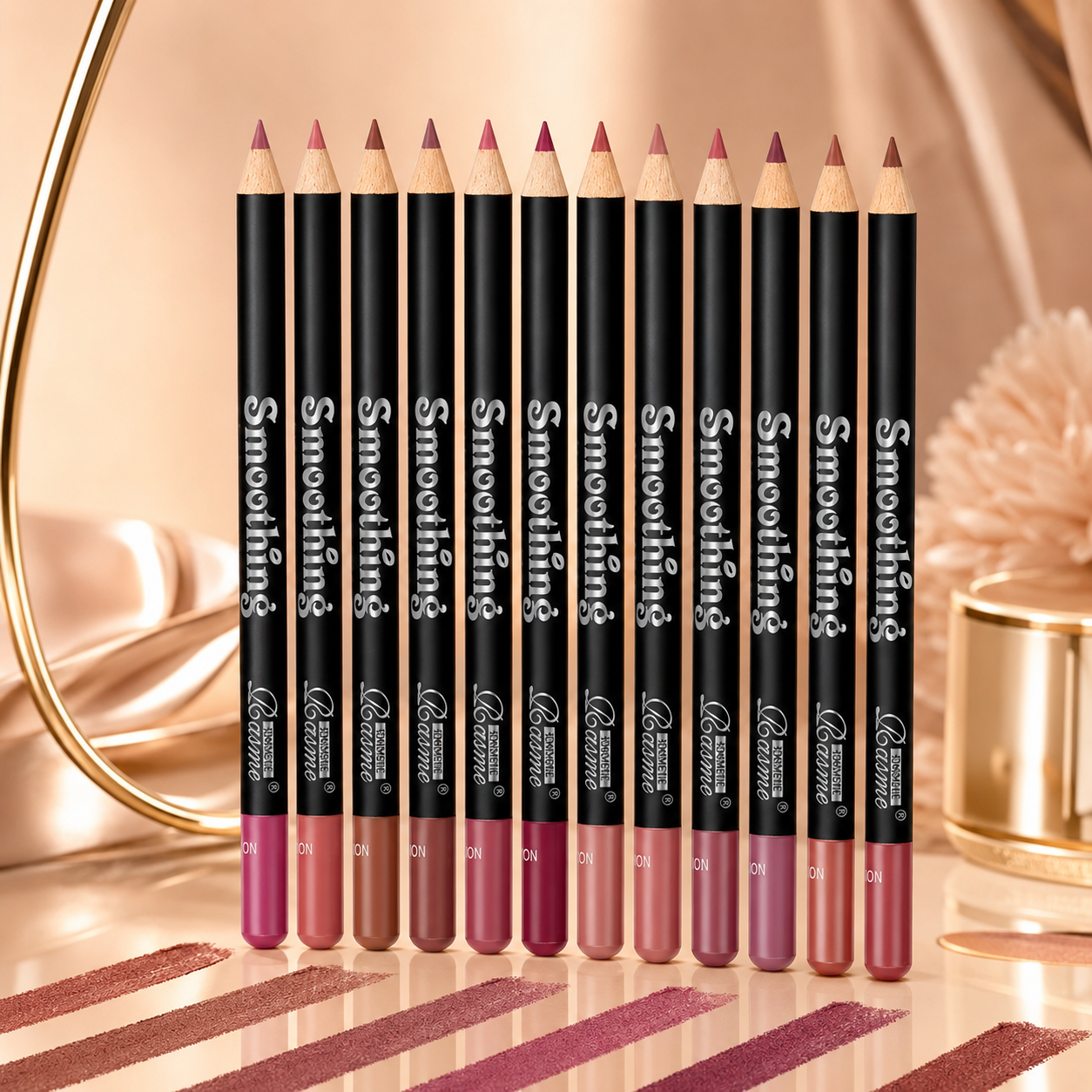 12 Colors Matte Lip Liner Set