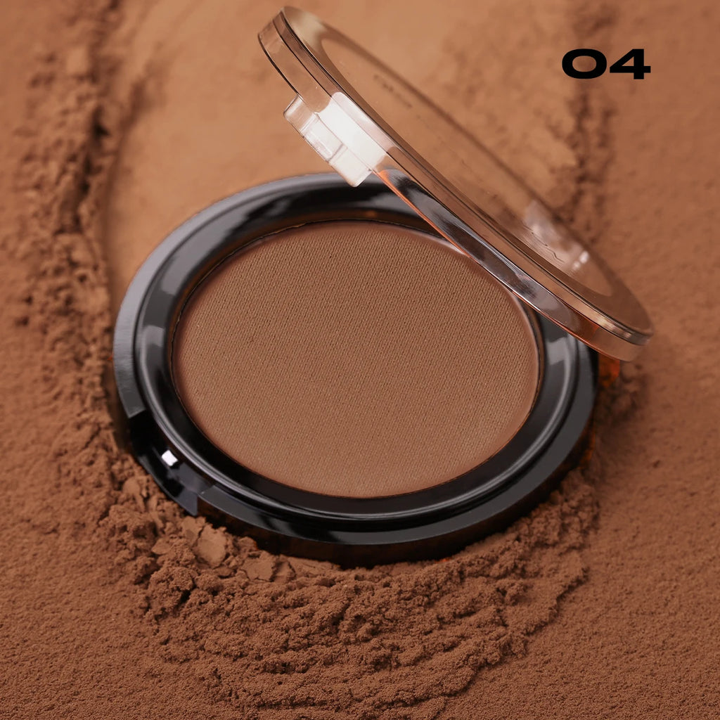 Professional Matte Contour Powder Tray Creates a 3D Facial Contour, with Long-Lasting Bronzing Powder for Setting Makeup