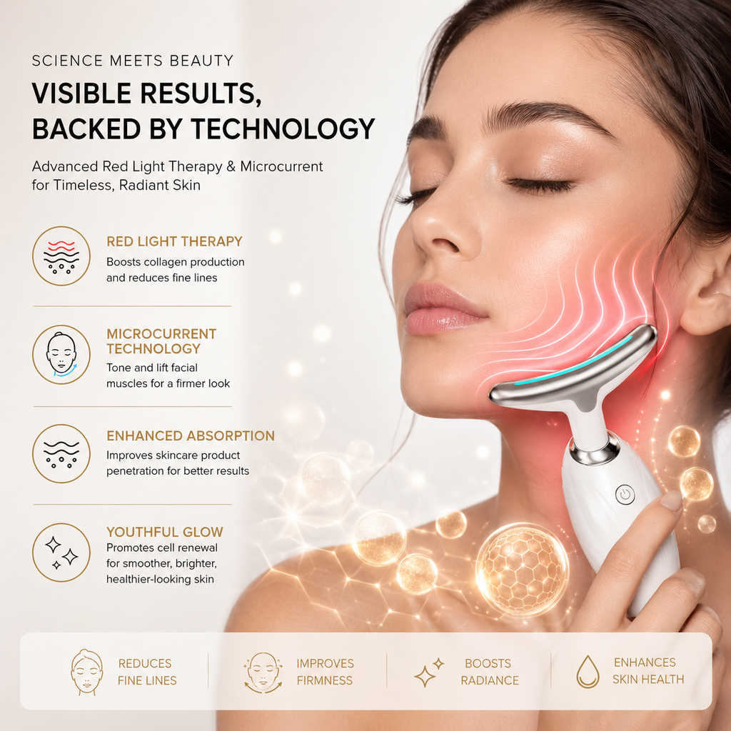 Red Light Facial & Neck Beauty Device